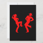 Wettbewerb "American Line Tancing" Karte (Rückseite)