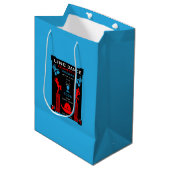 Wettbewerb "American Line Tancing" Mittlere Geschenktüte (Vorderseite Schrägansicht)