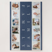 Wettbewerb der Fotocollage Mirrored-Familienteams Puzzle (Vertikal)