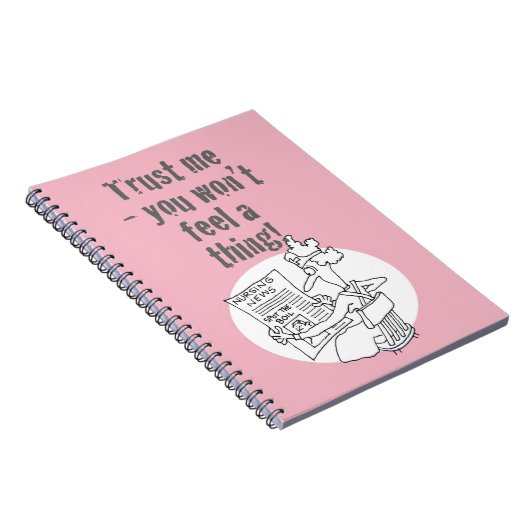 Wettbewerb "Funny Hospital Nurse Reading Newspaper Notizblock (Rechte Seite)