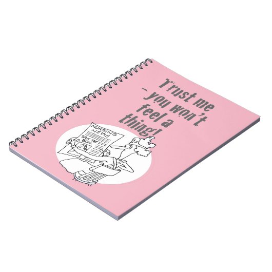 Wettbewerb "Funny Hospital Nurse Reading Newspaper Notizblock (Linke Seite)