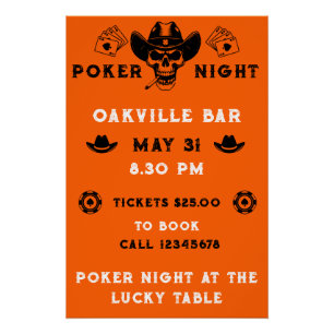 Wettbewerb Poker Night Poster