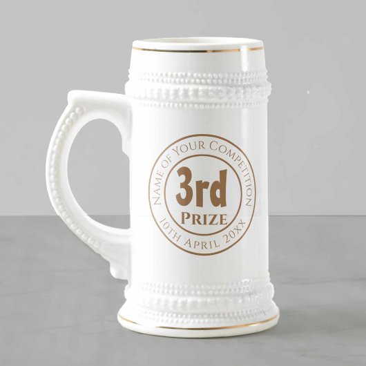 Wettbewerb Preis der Trophäe Bierstein Bierglas