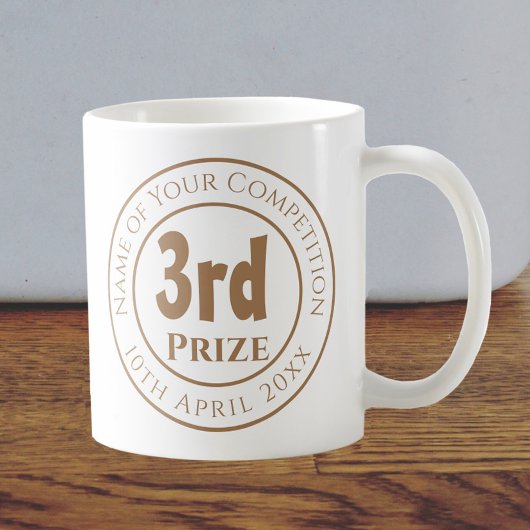 Wettbewerb Preis der Trophäe Kaffeetasse