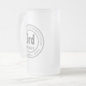 Wettbewerb Preis der Trophäe Mattglas Bierglas (Vorderseite Links)