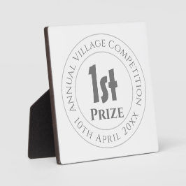 Wettbewerb Preis Trophäe Fotoplatte