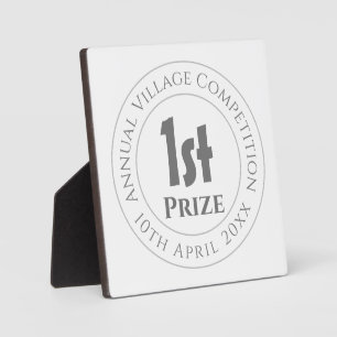Wettbewerb Preis Trophäe Fotoplatte
