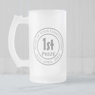 Wettbewerb Preis Trophäe Mattglas Bierglas