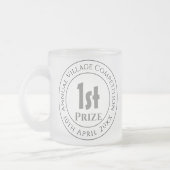 Wettbewerb Preis Trophäe Mattglastasse (Links)