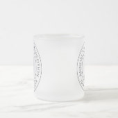 Wettbewerb Preis Trophäe Mattglastasse (Mittel)