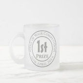 Wettbewerb Preis Trophäe Mattiertes Glas B Mattglastasse (Links)