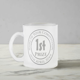 Wettbewerb Preis Trophäe Mattiertes Glas B Mattglastasse