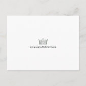 Wettbewerb Promo Autogrammkarte | QR Code Postkarte (Rückseite)