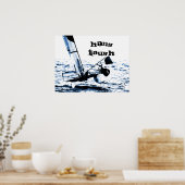 Wettbewerb Sailing Catamaran Picture Poster (Küche)