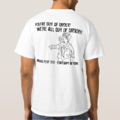 Wettbewerbs-Kocher-T-Shirt T-Shirt (Rückseite)