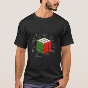 Wettbewerbs-Puzzlewürfel-Mathe-Speed-Cubing-80er-S T-Shirt