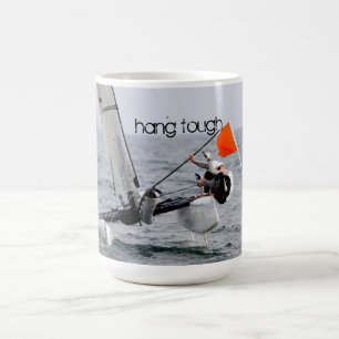 Wettbewerbs-Segeln-Katamaran-Bild Kaffeetasse