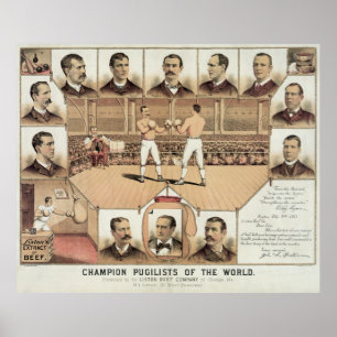 WETTBEWERBSBOXER 1885 POSTER