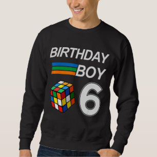 Wettbewerbsdrehzahl für 6 Jahre Geburtstag Sweatshirt
