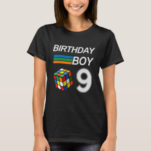 Wettbewerbsdrehzahl für 9 Jahre Geburtstag T-Shirt