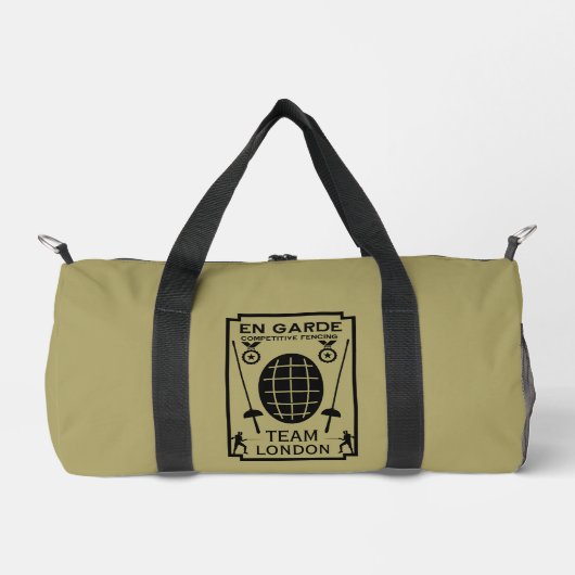 Wettbewerbsfähiges Schwertgefühl Duffle Bag (Vorderseite)