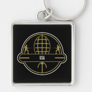 Wettbewerbsfähiges Schwertgefühl Schlüsselanhänger