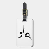 Wettbewerbsfähiges und olympisches fechtendes gepäckanhänger (Vorderseite vertikal)