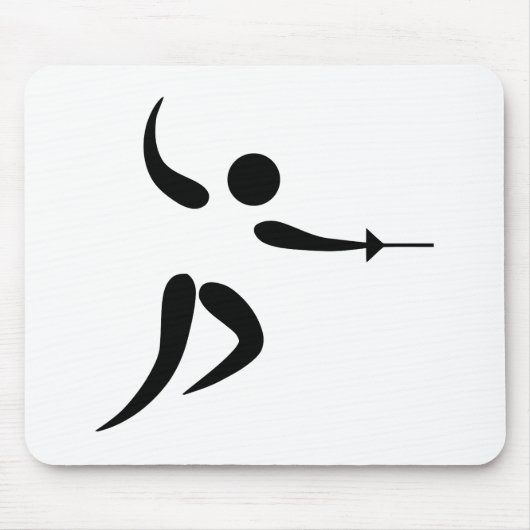 Wettbewerbsfähiges und olympisches fechtendes mousepad (Vorne)