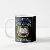Wettbewerbsorientiertes Seitenumdrehen Lesen ist L Kaffeetasse (Links)