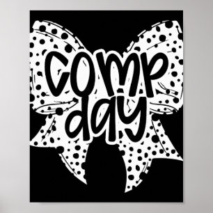 Wettbewerbstag Dalmation Coquette Schleife Wettbew Poster
