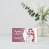 Wettbewerbstitel Visitenkarte Raspberry Sparkle (Stehend Vorderseite)