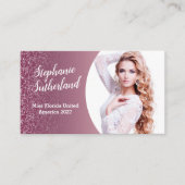 Wettbewerbstitel Visitenkarte Raspberry Sparkle (Vorderseite)
