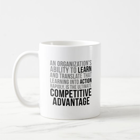 Wettbewerbsvorteil Kaffeetasse (Links)
