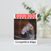 Wettbewerbsvorteil Postkarte (Stehend Vorderseite)