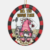 Wette auf den Bauernzwerg Keramik Ornament (Links)