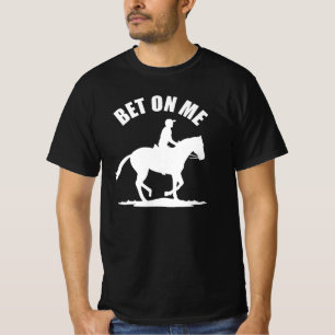 Wette auf mich - Pferderennbahn T-Shirt
