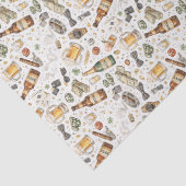 Wetten & Prost – Wasserfarben-Junggesellenabschied Seidenpapier (Detail)