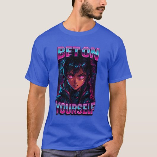 Wetten Sie selbst Cyberpunk Anime-T - Shirt (Vorderseite)