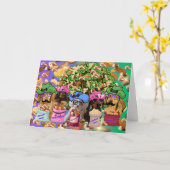 Wetten sind Nackt Grußkarte Karte (Gelbe Blume)