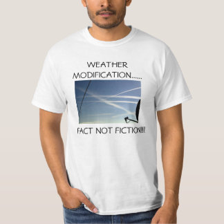 Wetter-Änderungs-..... Tatsachen-nicht Fiktion…. T-Shirt
