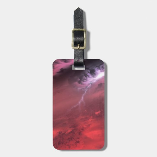 Wetter auf einem braunen Zwergstern. Gepäckanhänger (Vorderseite vertikal)