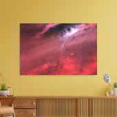 Wetter auf einem braunen Zwergstern. Leinwanddruck (Insitu (Wohnzimmer))