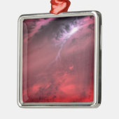 Wetter auf einem braunen Zwergstern. Ornament Aus Metall (Links)