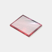 Wetter auf einem braunen Zwergstern. Post-it Klebezettel (angewinkelt)