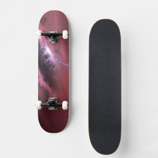 Wetter auf einem braunen Zwergstern. Skateboard (Vorderseite)