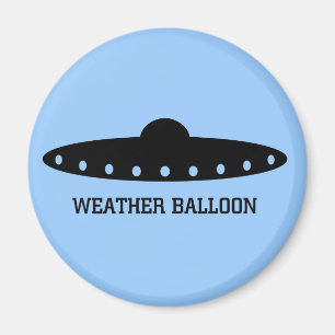 Wetter-Ballon UFO Magnet