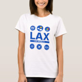 Wetter Check Flughafen Code T-Shirt (Vorderseite)