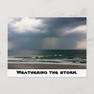 Wetter der Storm-Postkarte Postkarte