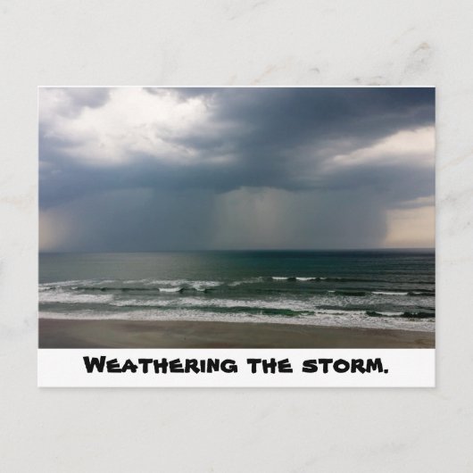 Wetter der Storm-Postkarte Postkarte (Vorderseite)