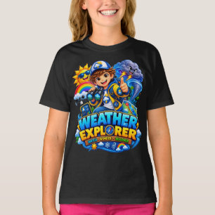 Wetter-Explorer Kinder STEM-Wissenschaft T-Shirt